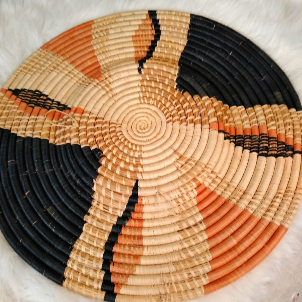 African woven art decor